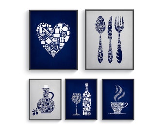 Modern Kitchen Art - Etsy