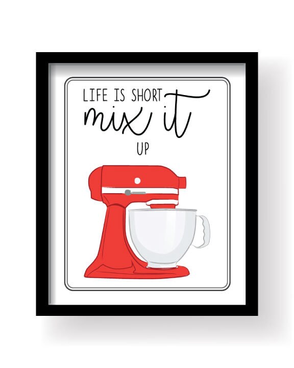 Red Kitchen wall art Red Dining room art Red Kitchen Decor Etsy