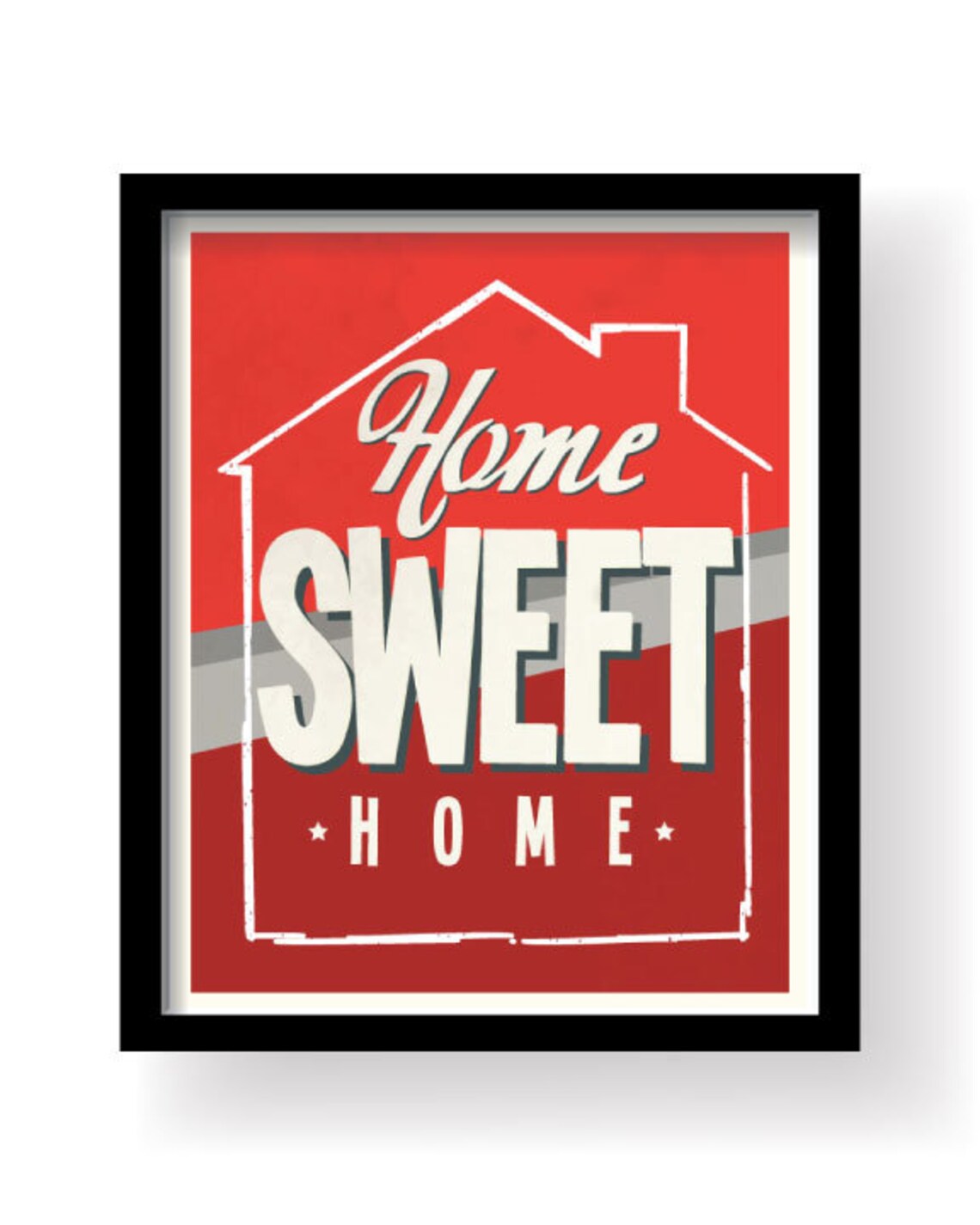 Red Kitchen wall art Red Dining room art Red Kitchen Decor Etsy