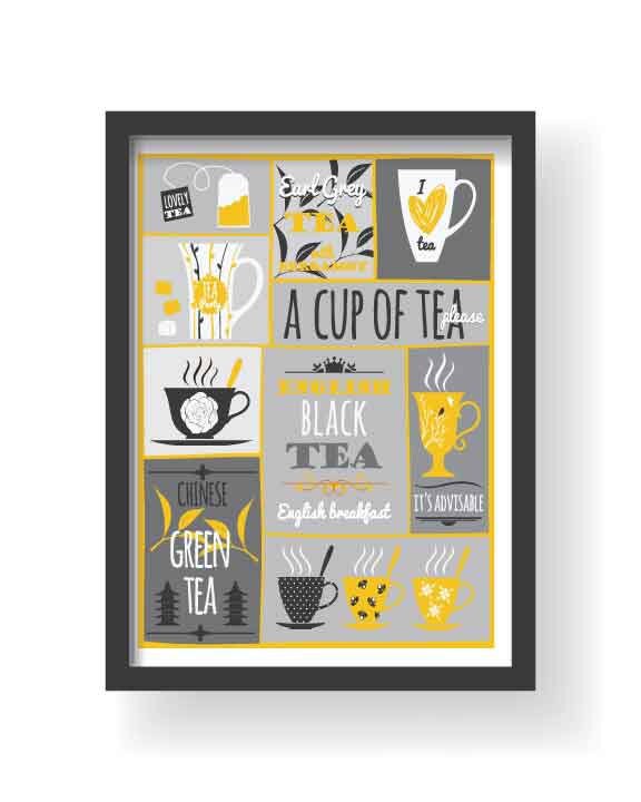 Dining Room Wall Art Modern Kitchen Art Yellow Kitchen Etsy India