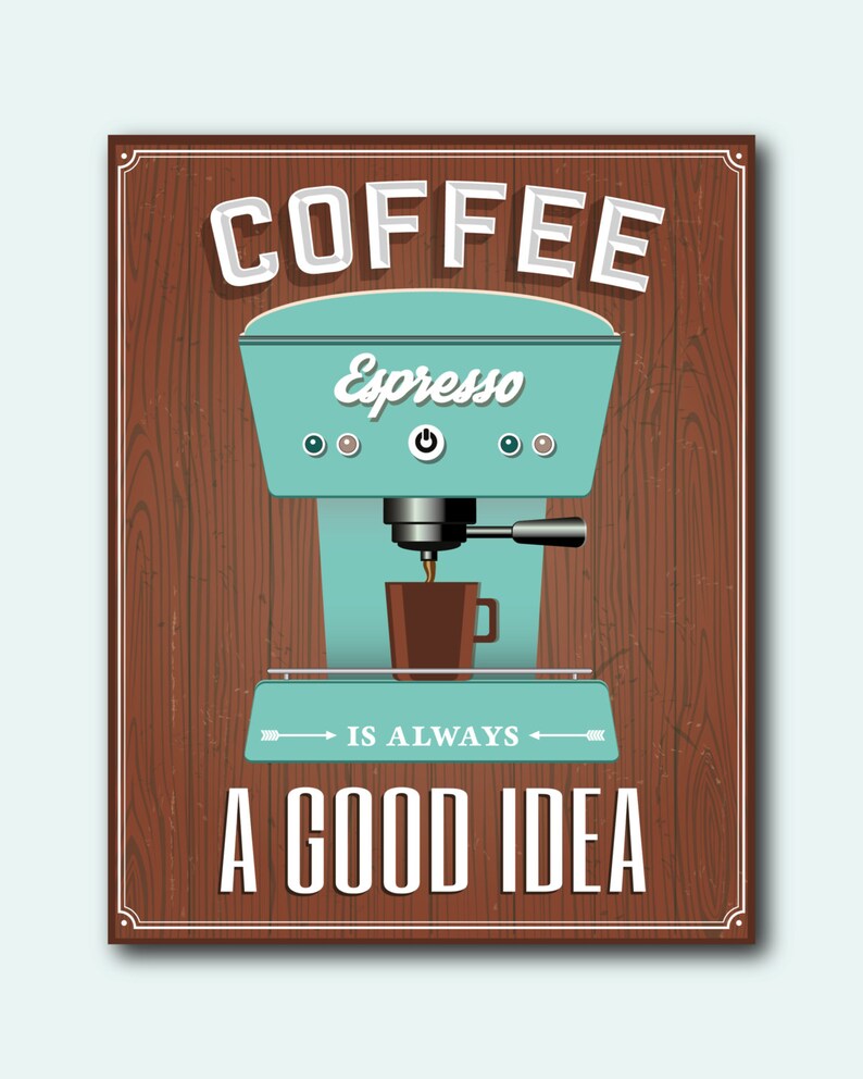 Coffee Prints Set Coffee Wall Art Coffee Decor Coffee Etsy