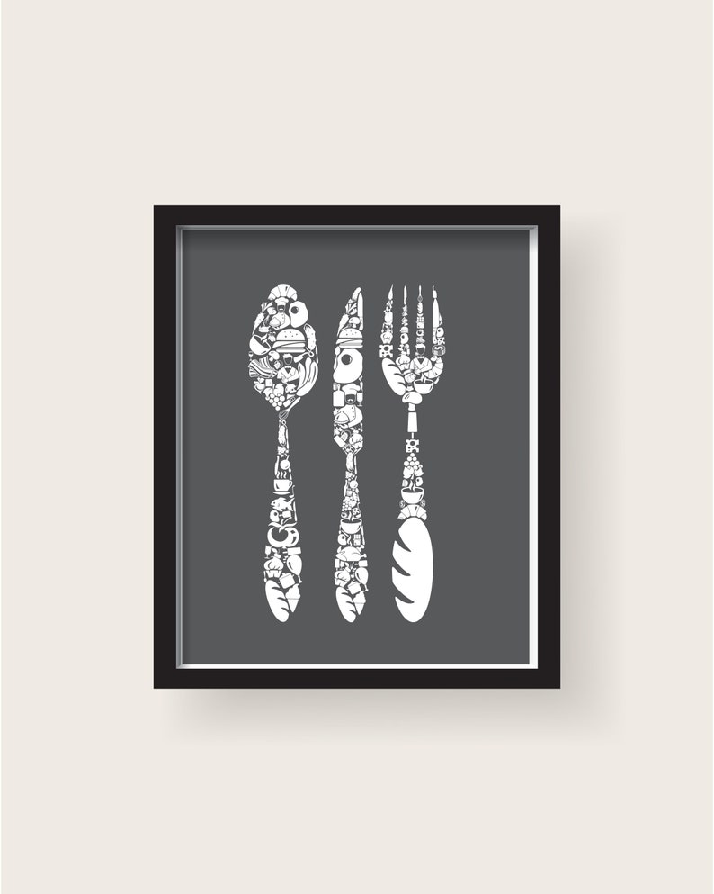 Burgundy Gray Kitchen Decor Kitchen Wall Art Kitchen Prints Etsy