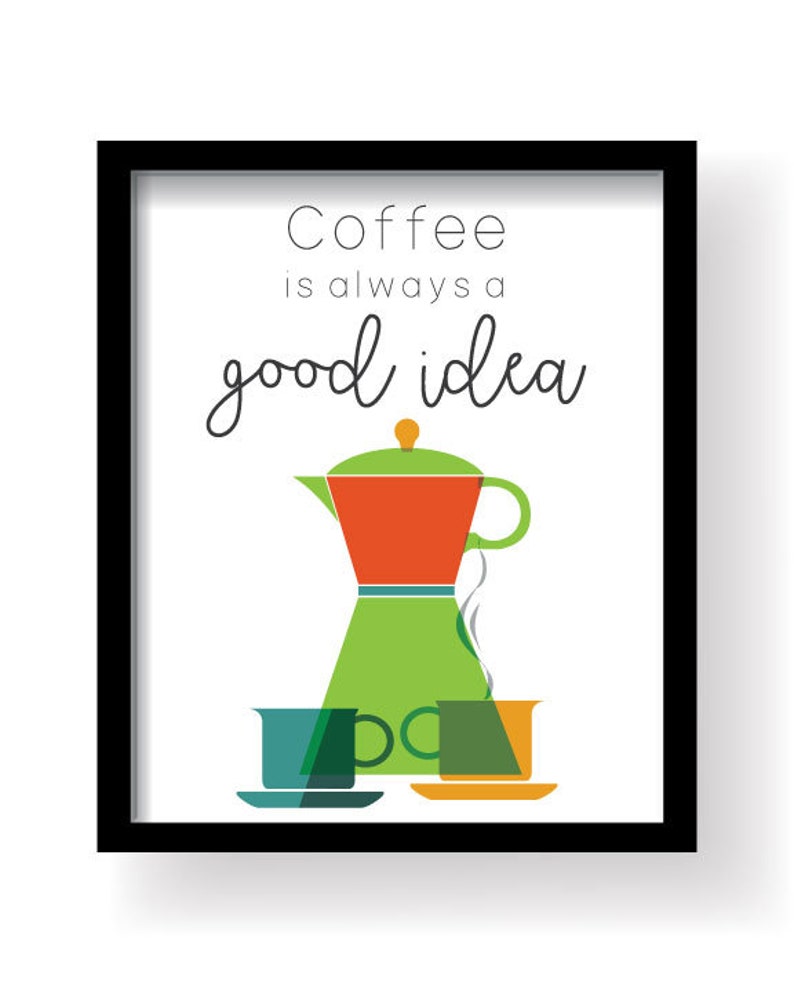 Modern Colorful Kitchen Prints Set Kitchen Decor Kitchen Etsy