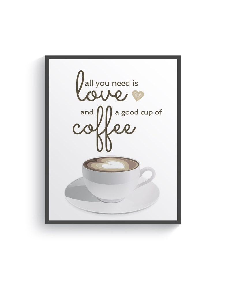 Brown Kitchen Wall Art Brown Kitchen Prints Modern Home Etsy