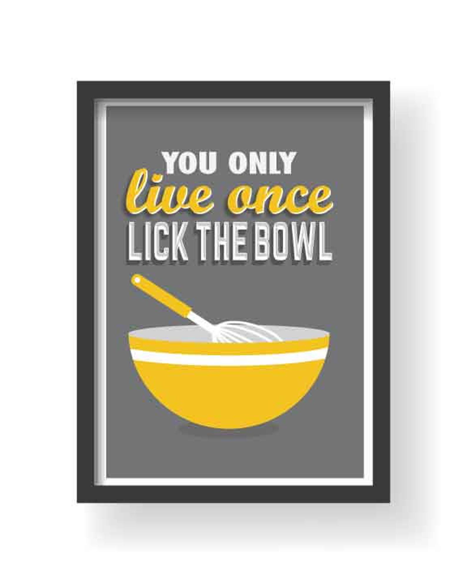 Dining Room Wall Art Modern Kitchen Art Yellow Kitchen Etsy