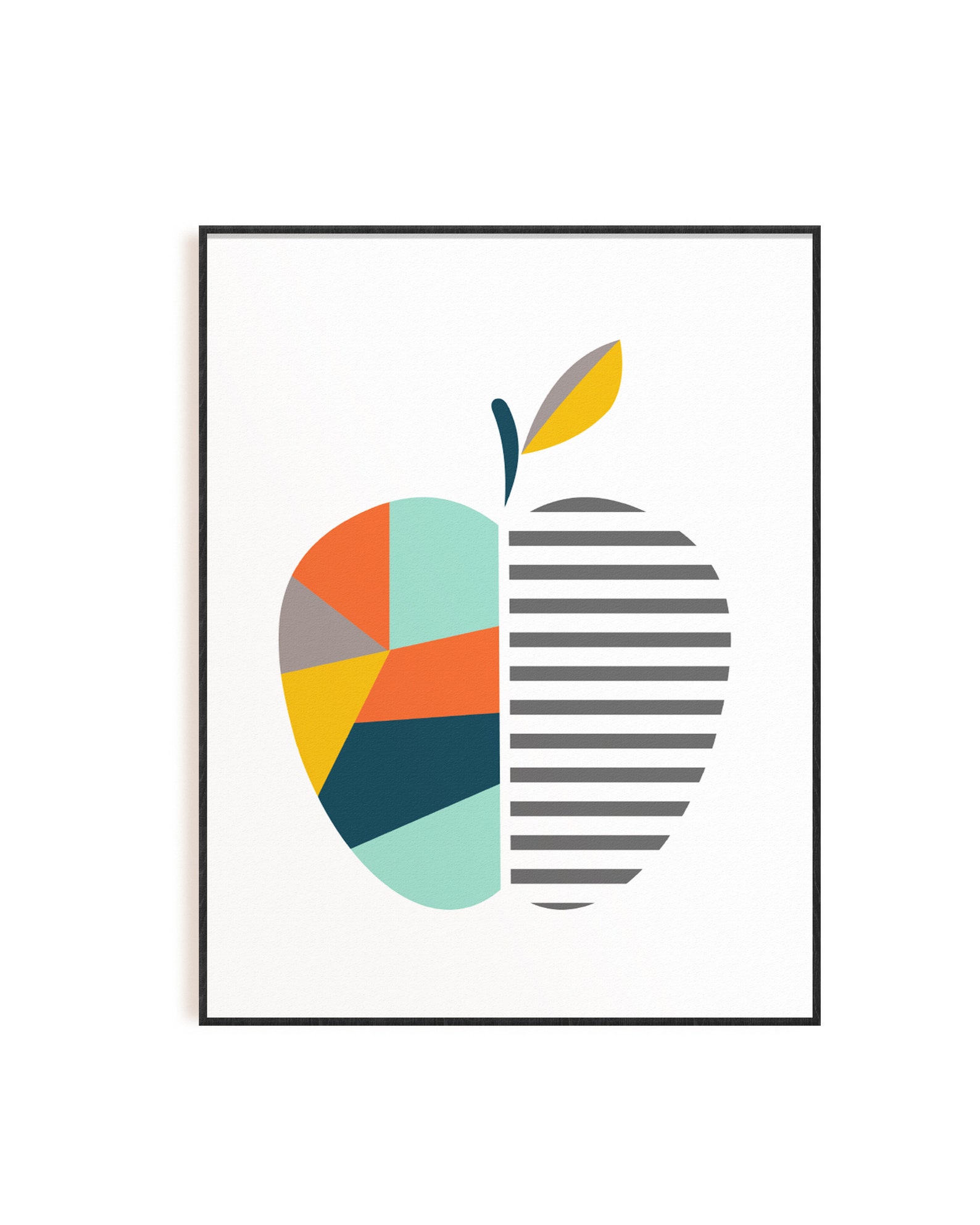 Modern Geometric Kitchen Wall Art 8 set Kitchen Prints Etsy