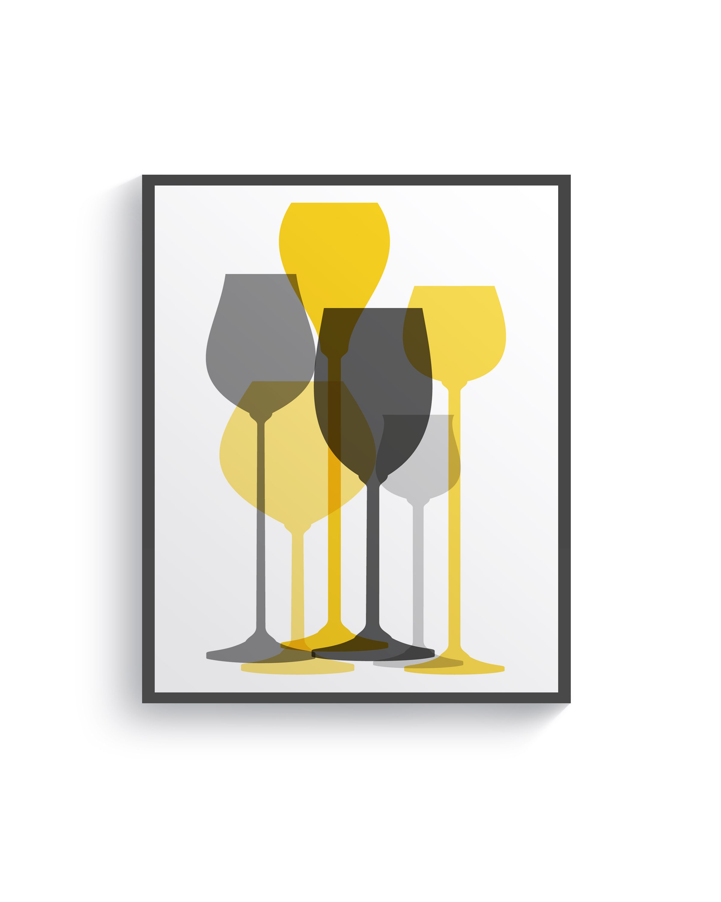 Yellow Kitchen Wall Art Yellow Gray Kitchen Prints Modern Etsy UK