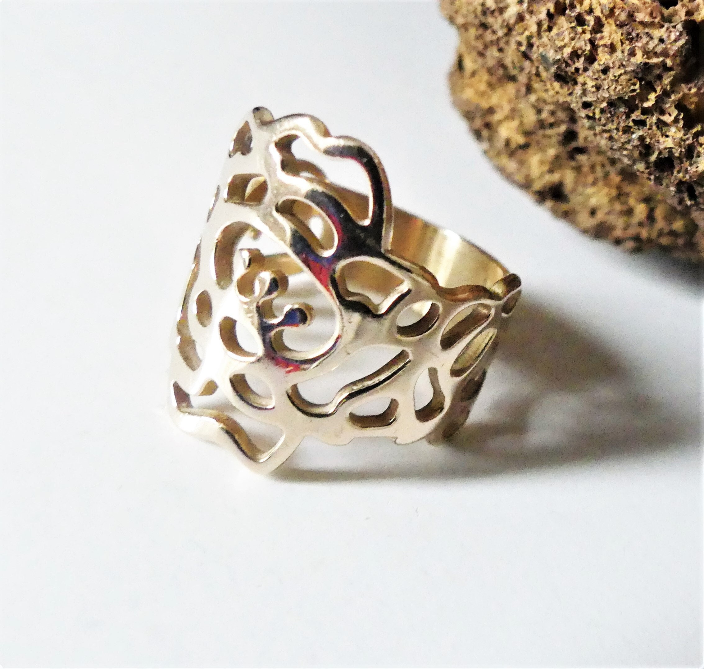 BIJOU VINTAGE. Bague KENZO en vermeil poinconne taille 57 estampillee Etsy France