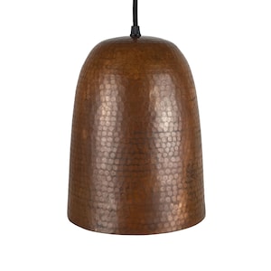 Oblong copper lamp from Mexico - 24 x 19 cm - Aliso