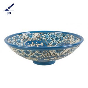 Countertop washbasin from Mexico - Lorena Prima - 44 cm x 13,5cm