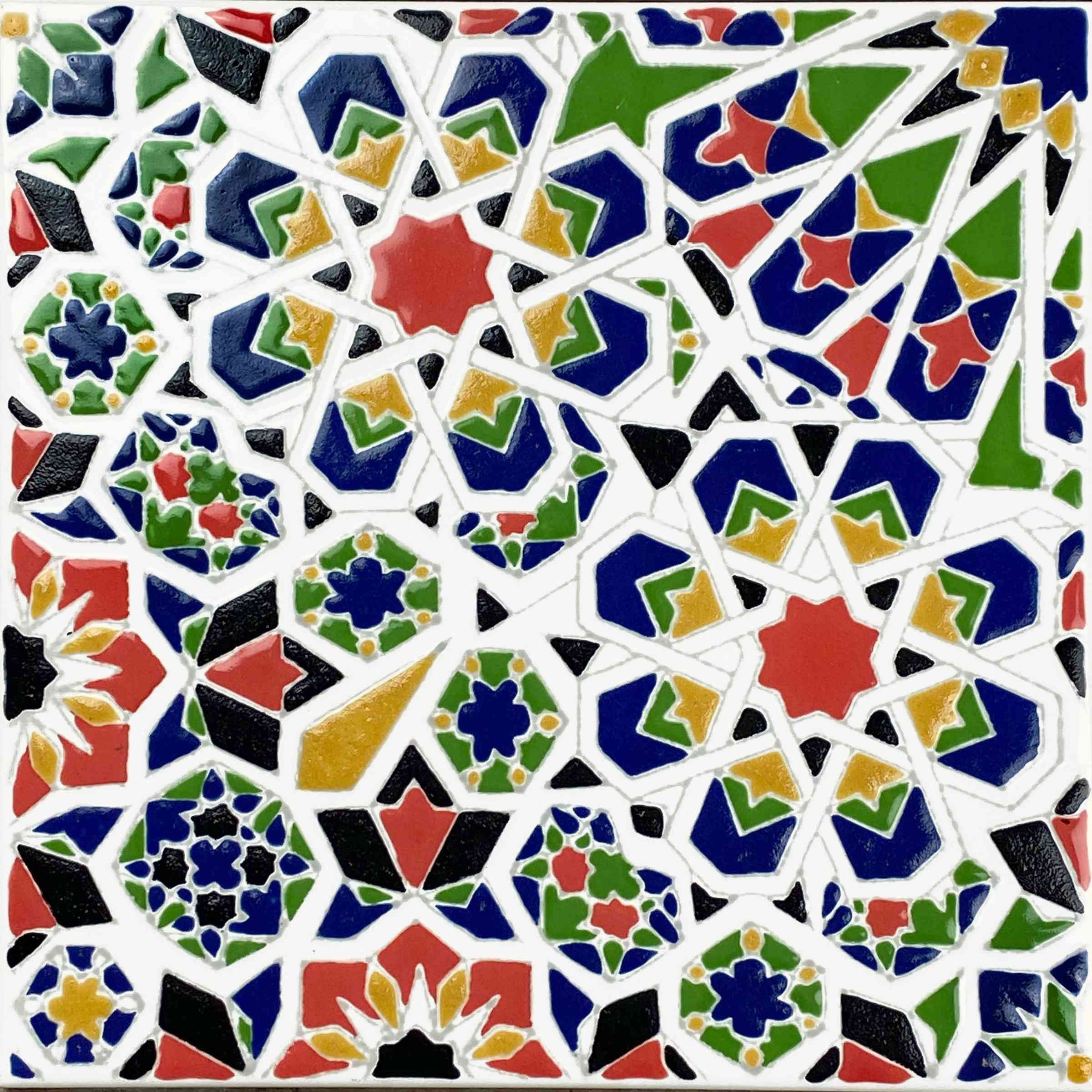 Moroccan Ceramic 12 - Set Tiles Denmark 0,5m2 Etsy Mattullah Tiles in 20x20cm