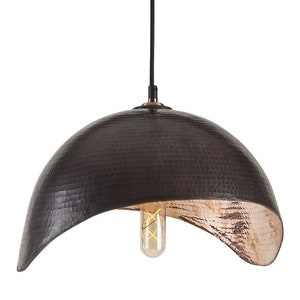 Castaño - copper lamp from Mexico Dimension: 40 cm x 30 cm