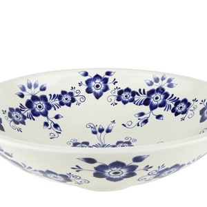 Mexican sink, ceramic handpainted washbasin from Mexico Dimensions: 44 cm x 13,5 cm - Stella
