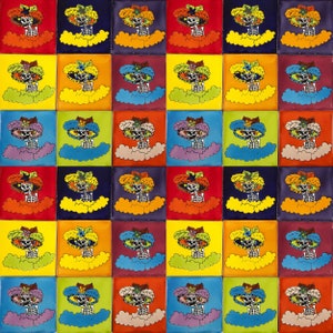 Catrinas - Talavera pop art tiles - 30 pieces 10,5 cm x 10,5 cm