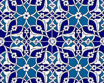 Ceramic tiles from Turkey 20x20 cm, pack of 12 pieces (0.48 m2) - Kiraz