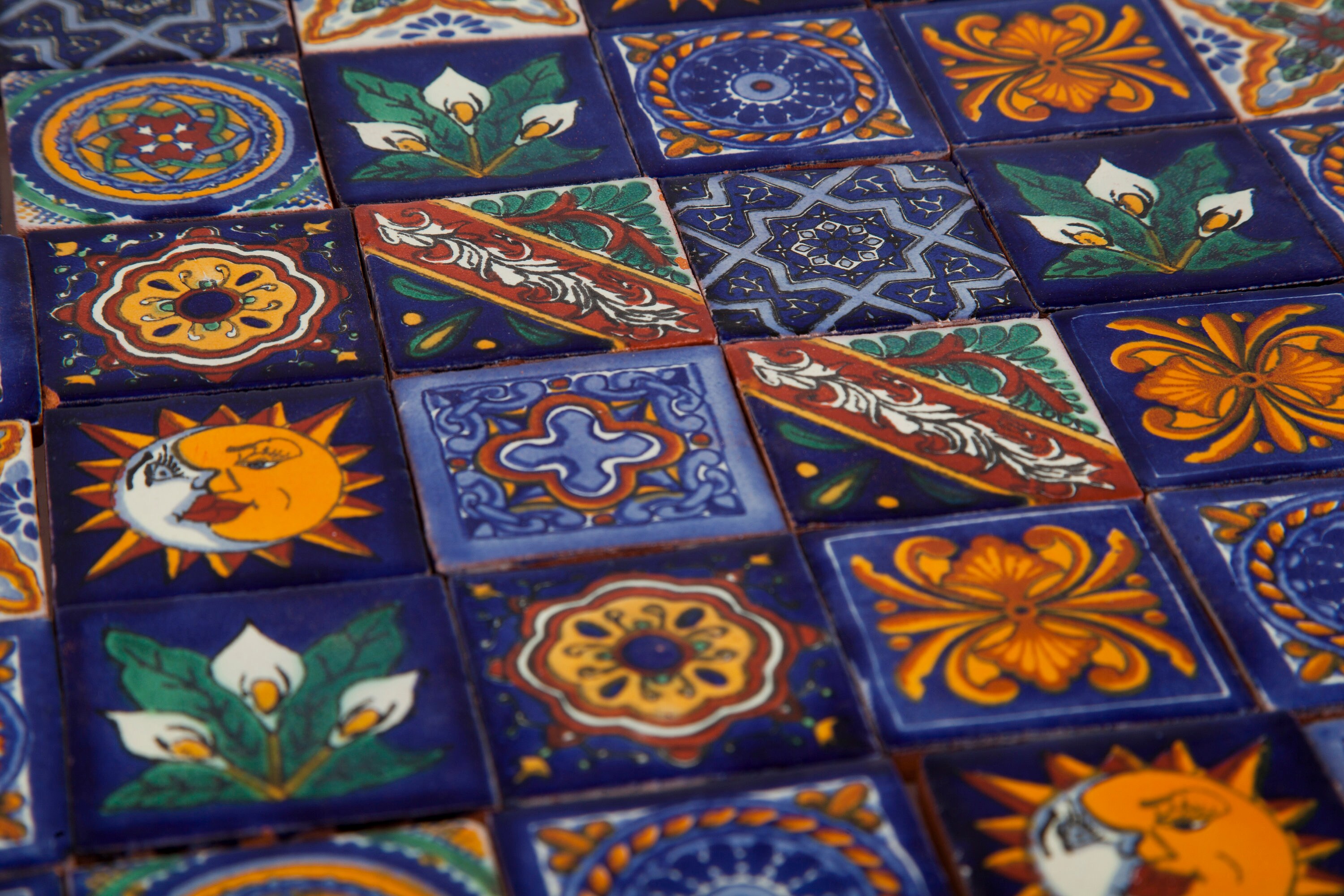 Cerames - Pablo - Mexicaanse wandtegels decoratief. Voor badkamer en