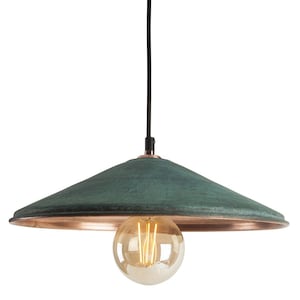 Copper lamp from Mexico - Trébol - 40 cm
