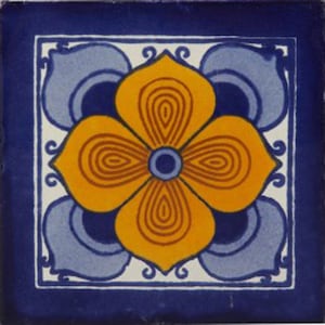 Mexican Ceramic Tiles 10.5 cm x 10.5 cm 30 items - Fargo