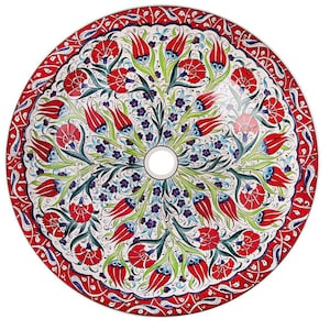 Waschbecken für Badezimmer, Keramik-Waschtischplatte - Damala II - 48 x 13 cm