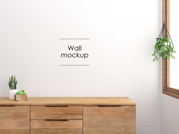 Download Wall Mockup For Your Artwork Empty Wall Mockup Interior Wall Etsy
