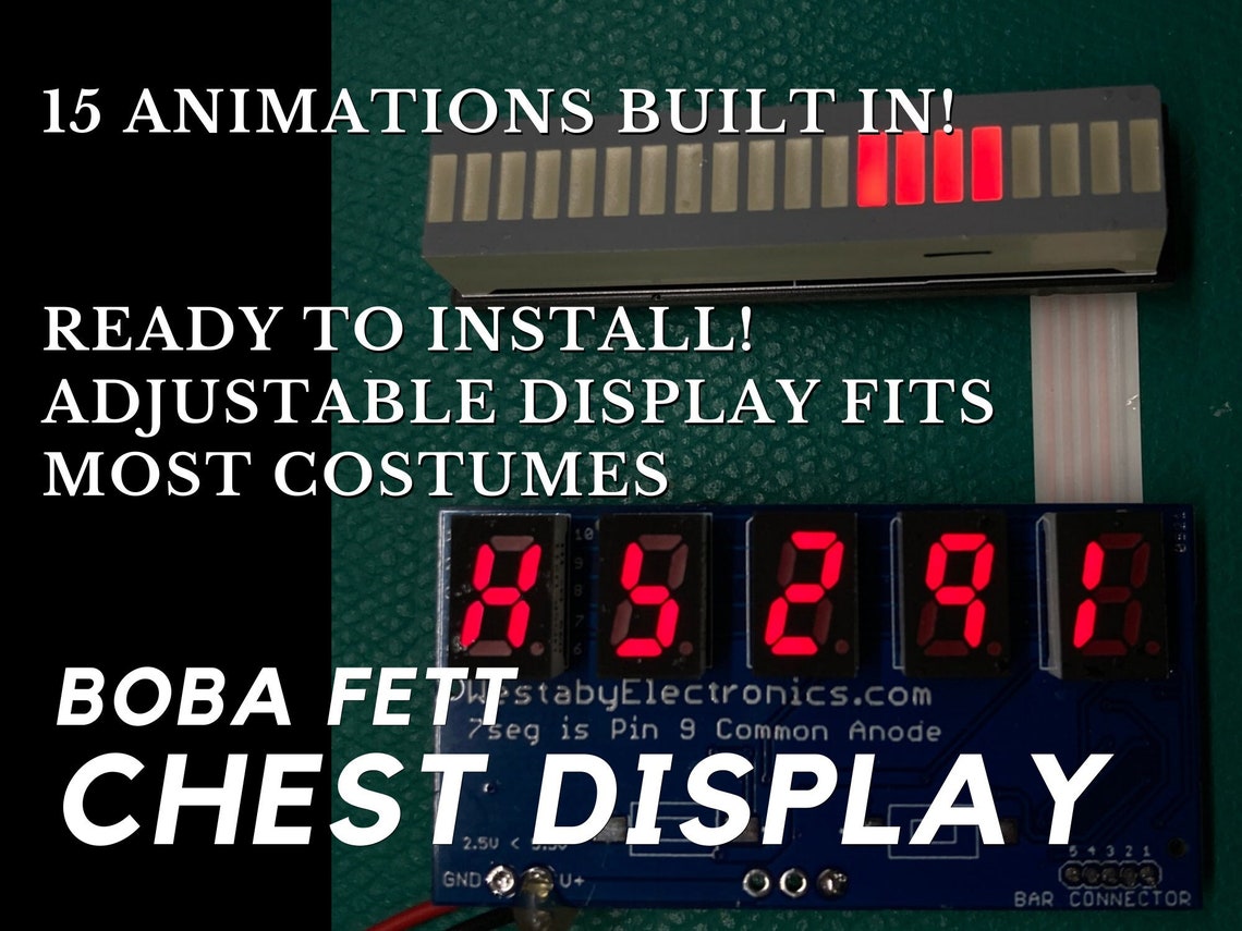 Deluxe Boba Fett Chest Display assembled and Ready to - Etsy