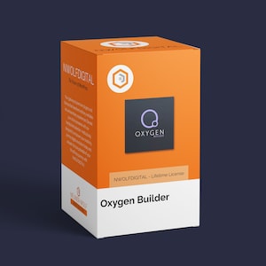 Peut inclure: Boîte orange avec le texte "NWOLFDIGITAL - The Future of WordPress" et "NWOLFDIGITAL - Lifetime License". La boîte présente également un logo pour Oxygen Builder, un créateur de sites Web.