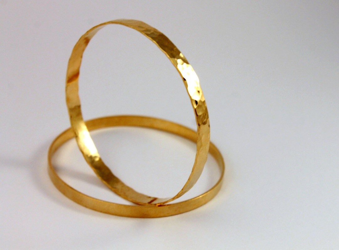Stacking Bangles Moroccan Jewelry Gold Bangle Bracelet Gold Etsy