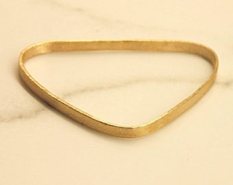 Gold Bangle Bracelet, Geometric Bracelet, Gold Bracelet, Gold Bangle Geometric, Triangular Bangle Triangle, Modern Jewelry Minimalist, Gift