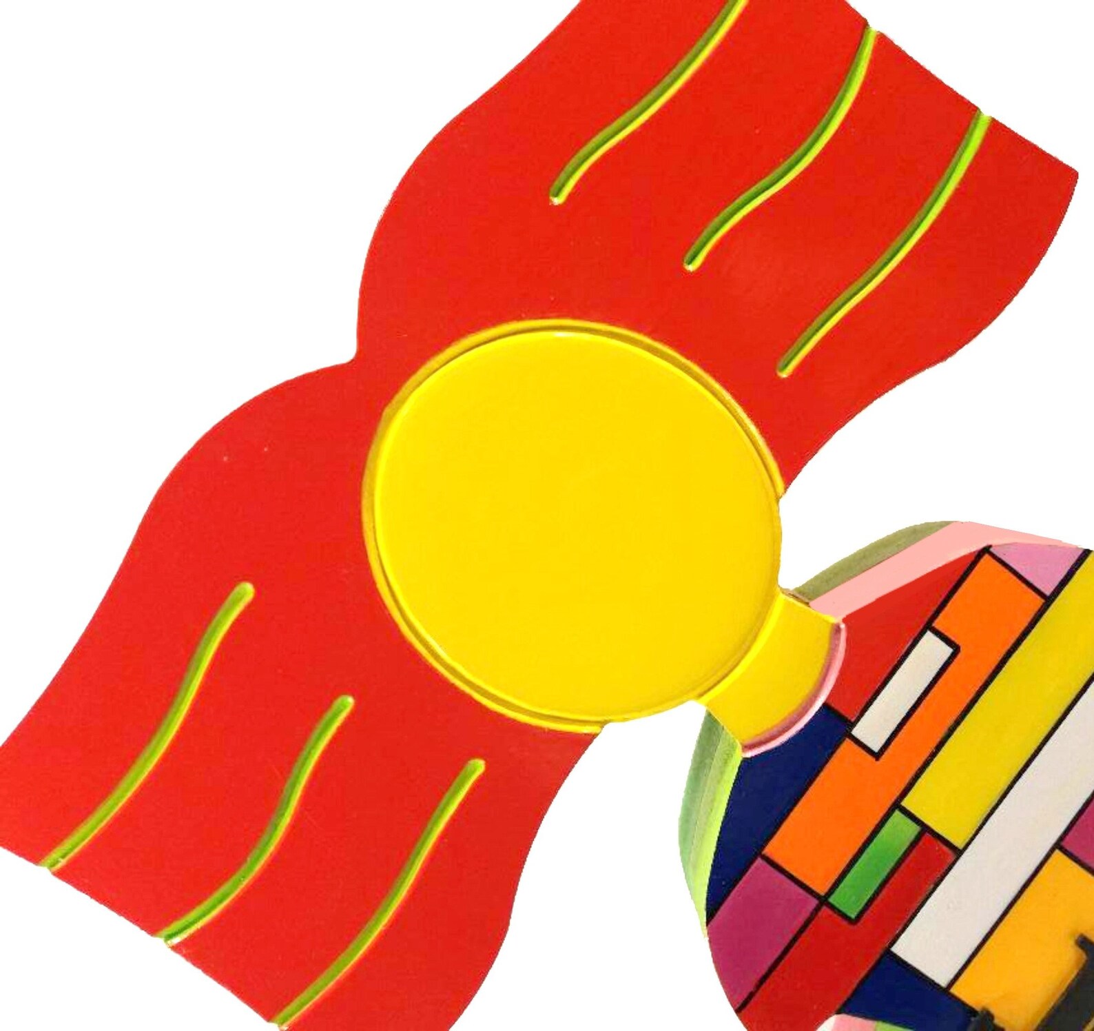 Pop Art Sculpture Modern Contemporary Art Work Wooden Standing Etsy