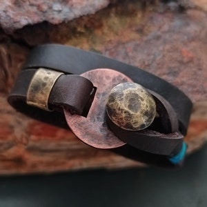 Boho Wrap Bracelet  Boho Womens Bracelet  Womens Leather bracelet  Wrap Leather Bracelet  Womens wrap Bracelet  Leather Bracelet for Women