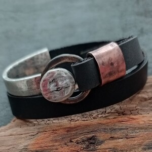 Women Leather Bracelet  Leather Wrap Bracelet  Women Wrap Bracelet  Leather Bracelet  Leather Wrap  Leather Bracelet for Women  Wrap gift