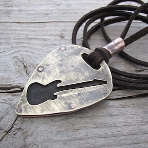 Guitar Gift Guitar Player Gift Guitar Necklace Music Jewelry Music Gift Guitar  Guitar Jewelry  Pendant Guitar  Music Guitar  Music Necklace