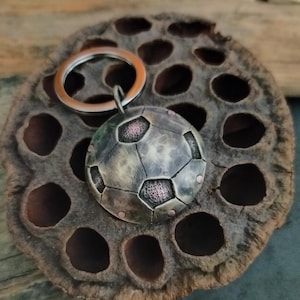Soccer Keychain  Soccer Ball Gift  Personalized Keychain  Sports Keychain  Soccer Fan  Soccer Lover  Football Sports Fan  Soccer Ball Gift