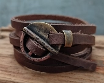 Läderarmband Damarmband Läderarmband Damläderarmband Läderarmband Läderarmband Läderarmband för kvinnor Wrap-present
