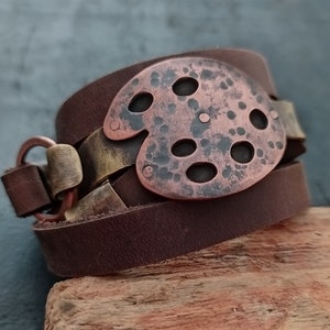 Artist Gift  Artist Jewelry  Artisan Bracelet  Artist Bracelet  Painter Gift  Artist Gift  Metal Bracelet  Palette Jewelry  Leather Bracelet