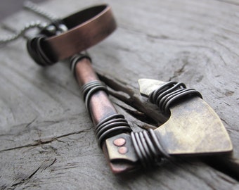 Viking Axe  Axe Necklace  Mens Pendant Axe  Mens Necklace  Mens Pendant  Pendant Axe  Jewelry Pendant Axe  Jewelry pendant Axe  Necklace Axe