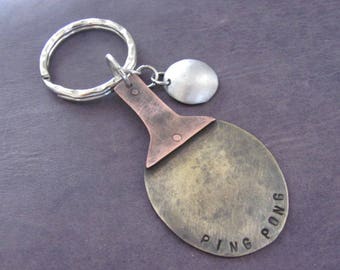 Keychain Metal  Personalized Keychain  Custom Keychain  Customized Keychain  Keychain Gift  Keychain Gift Ping Pong  Metal Keychain  Gift