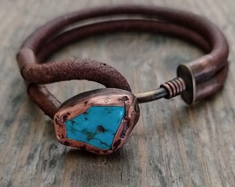 Cuff Bracelet  Womens Leather Bracelet  Wrap Leather Bracelet  Women Cuff Bracelet  Leather Bracelet Women  Turquoise Bracelet