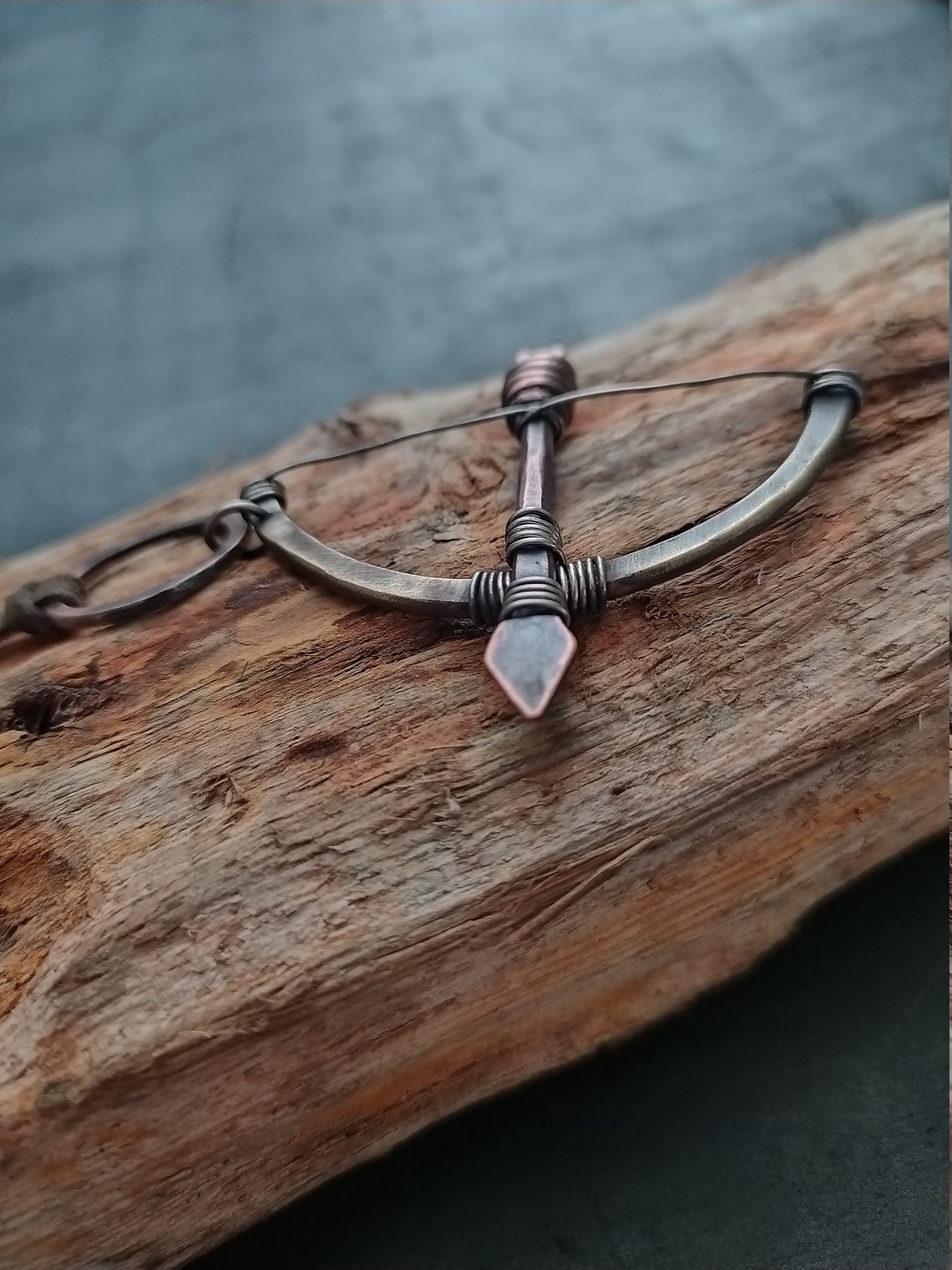 Bow and Arrow Necklace Bow Arrow Jewelry Archery Necklace Etsy