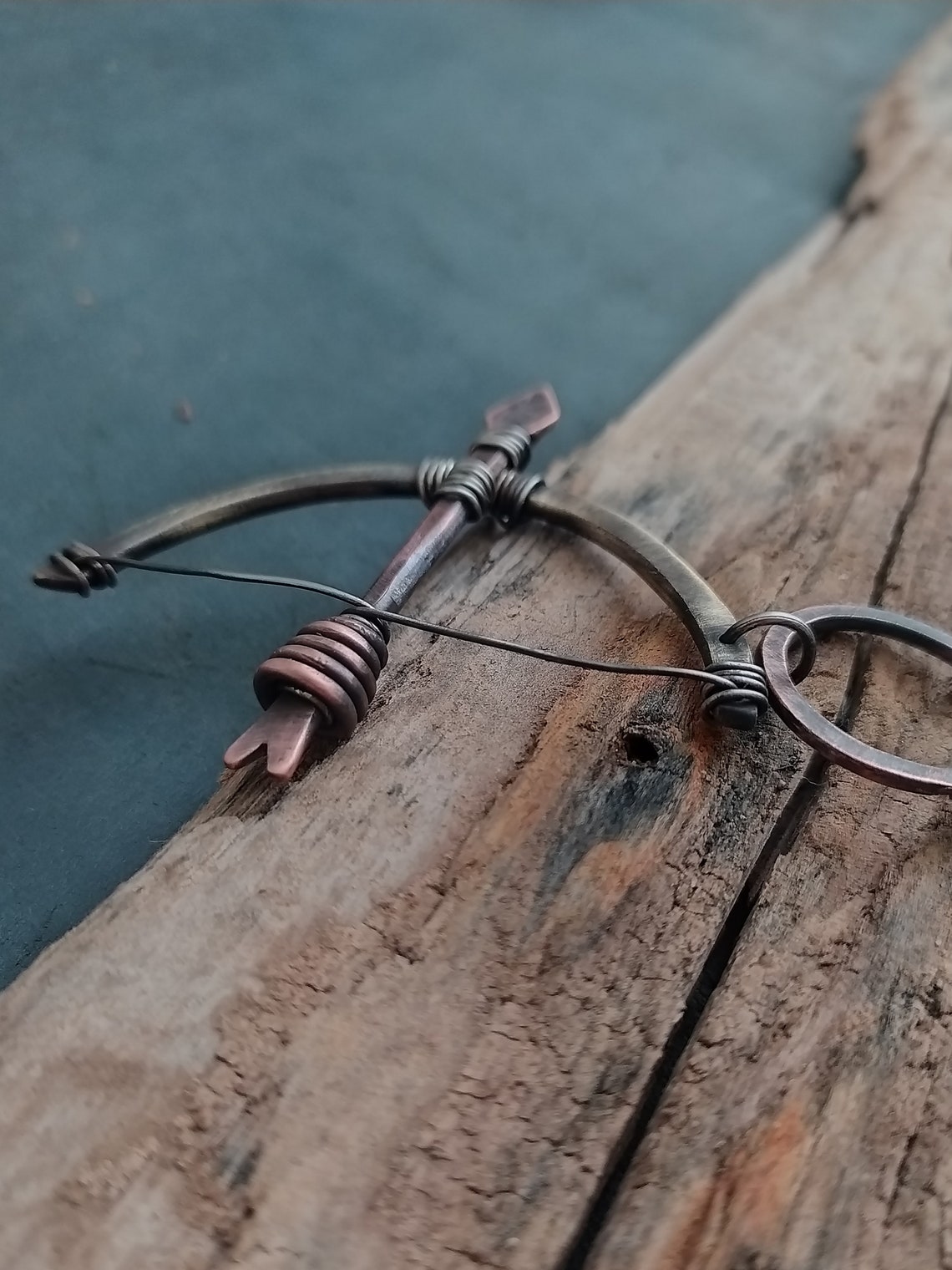 Bow and Arrow Necklace Bow Arrow Jewelry Archery Necklace Etsy