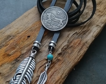 Men's Necklace  Mens Necklace  Mens Necklace Pendant  Mens Coin Necklace  Mens Jewelry Necklace  Rustic Necklace  Gift for Men  Gift Pendant