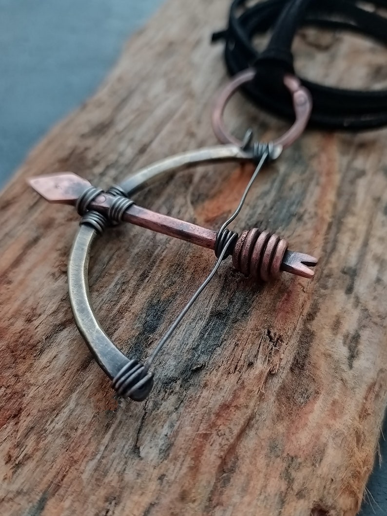 Bow and Arrow Necklace Bow Arrow Jewelry Archery Necklace Etsy