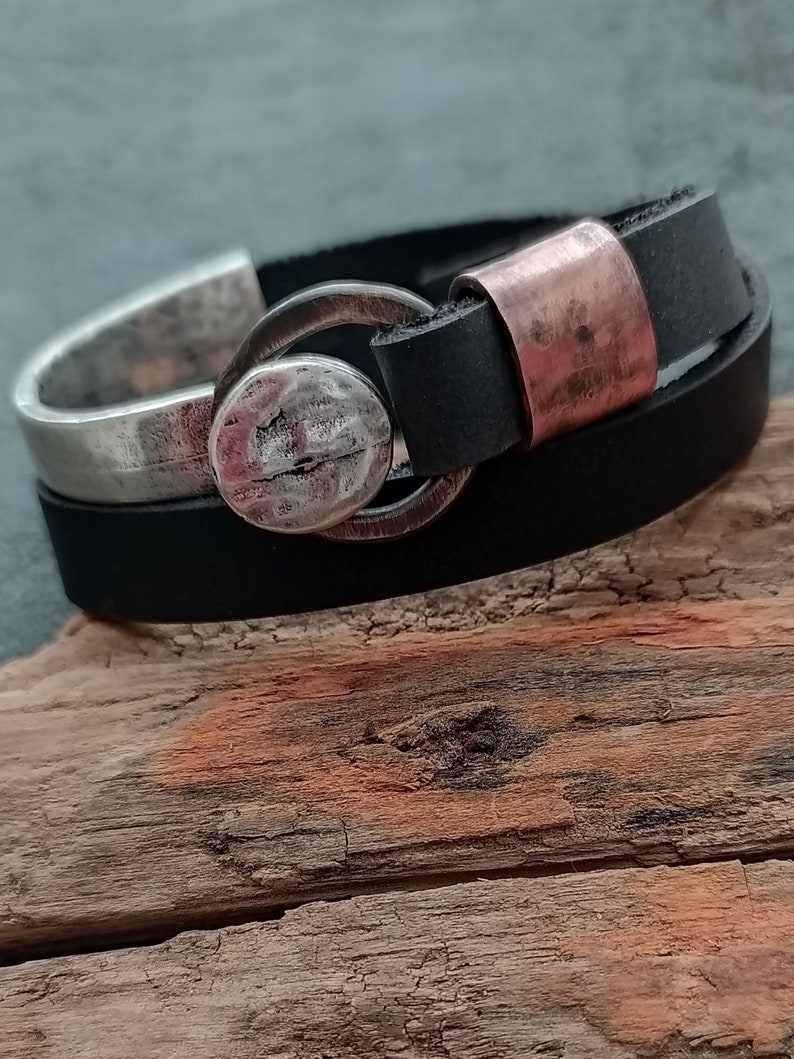 Women Leather Bracelet Leather Wrap Bracelet Women Wrap Bracelet Leather Bracelet Leather Wrap Leather Bracelet for Women Wrap gift image 1