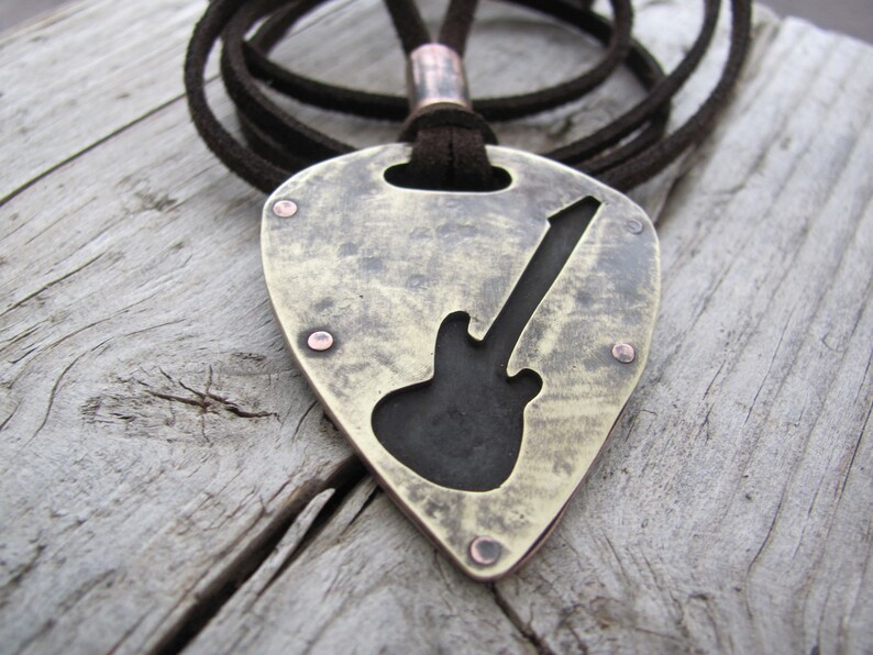 Guitar Gift Guitar Player Gift Guitar Necklace Music Jewelry Etsy