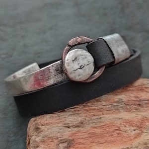 Women Leather Bracelet Leather Wrap Bracelet Women Wrap Bracelet Leather Bracelet Leather Wrap Leather Bracelet for Women Wrap gift image 2