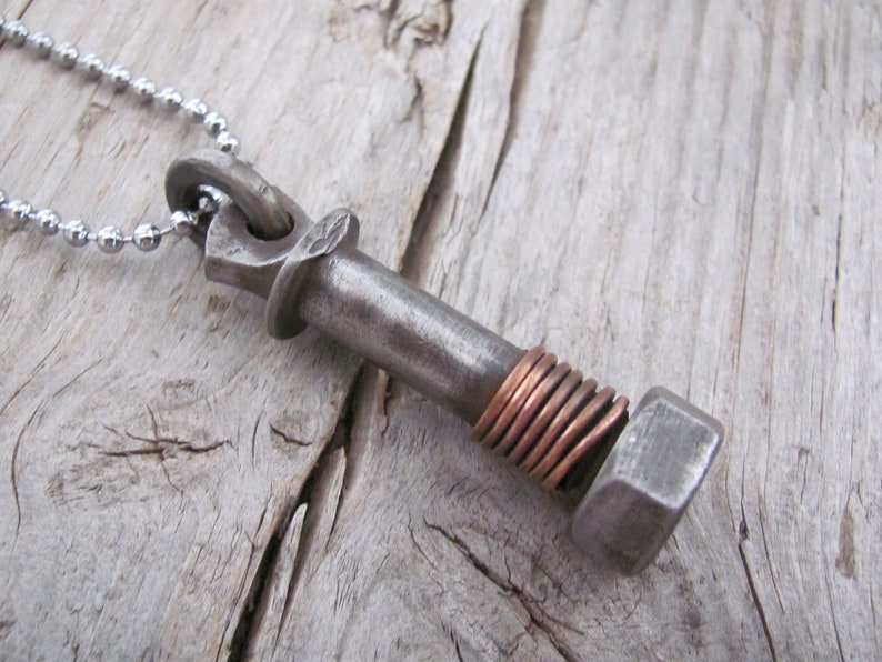 Iron Jewelry Jewelry Iron Pendant Necklace Iron Etsy