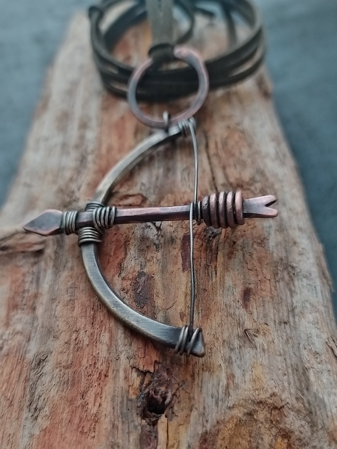 Bow and Arrow Necklace Bow Arrow Jewelry Archery Necklace Etsy