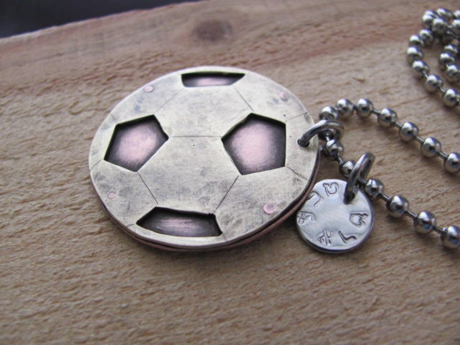 Men Sport Jewelry Men Sport Necklace Soccer Necklace Men Etsy
