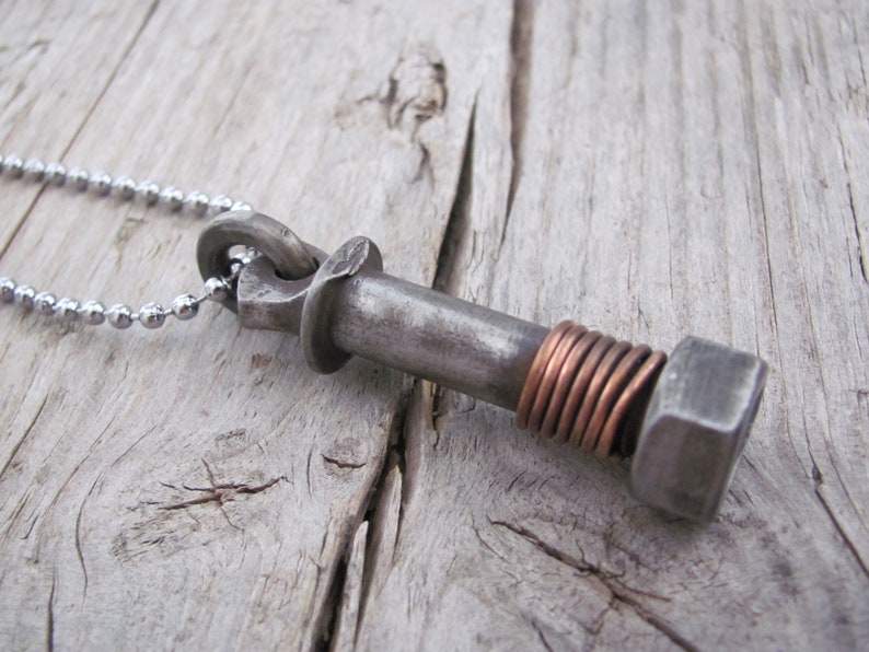 Iron Jewelry Jewelry Iron Pendant Necklace Iron Etsy