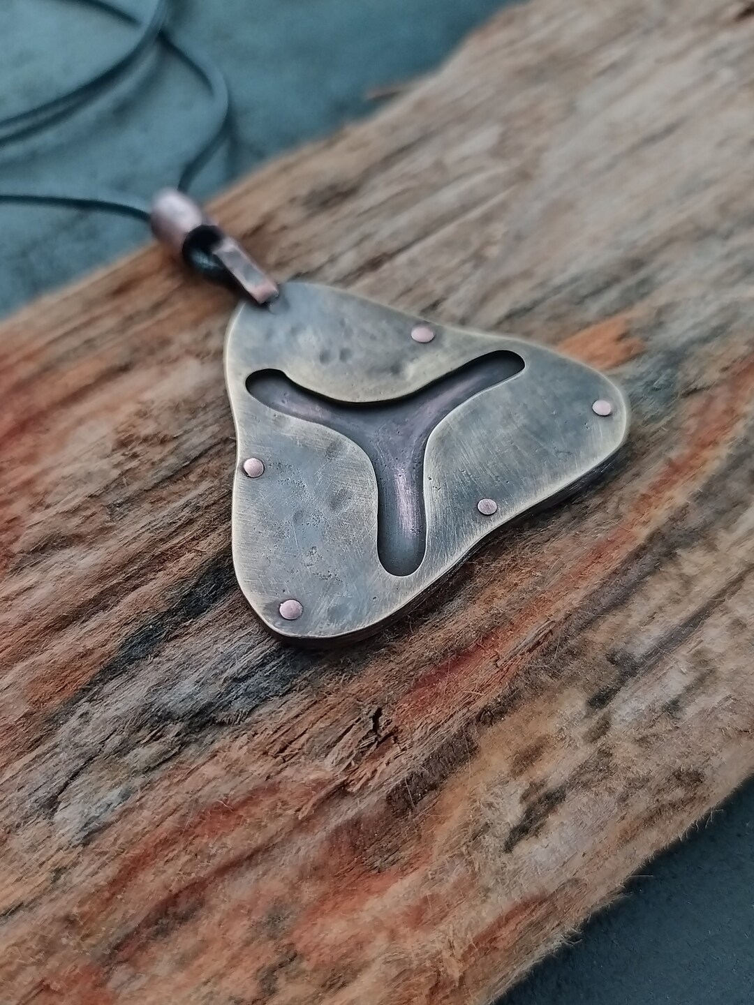 Triangle Pendant Mens Necklace Triangle Necklace Mens Pendant Necklace ...